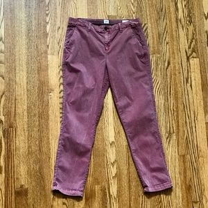 Gap girlfriend chinos pants